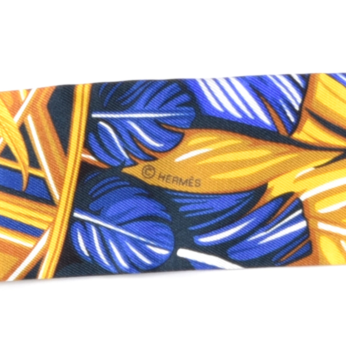 Silk La Danse Pacifique Twilly Bleu Nuit Jaune Vif
