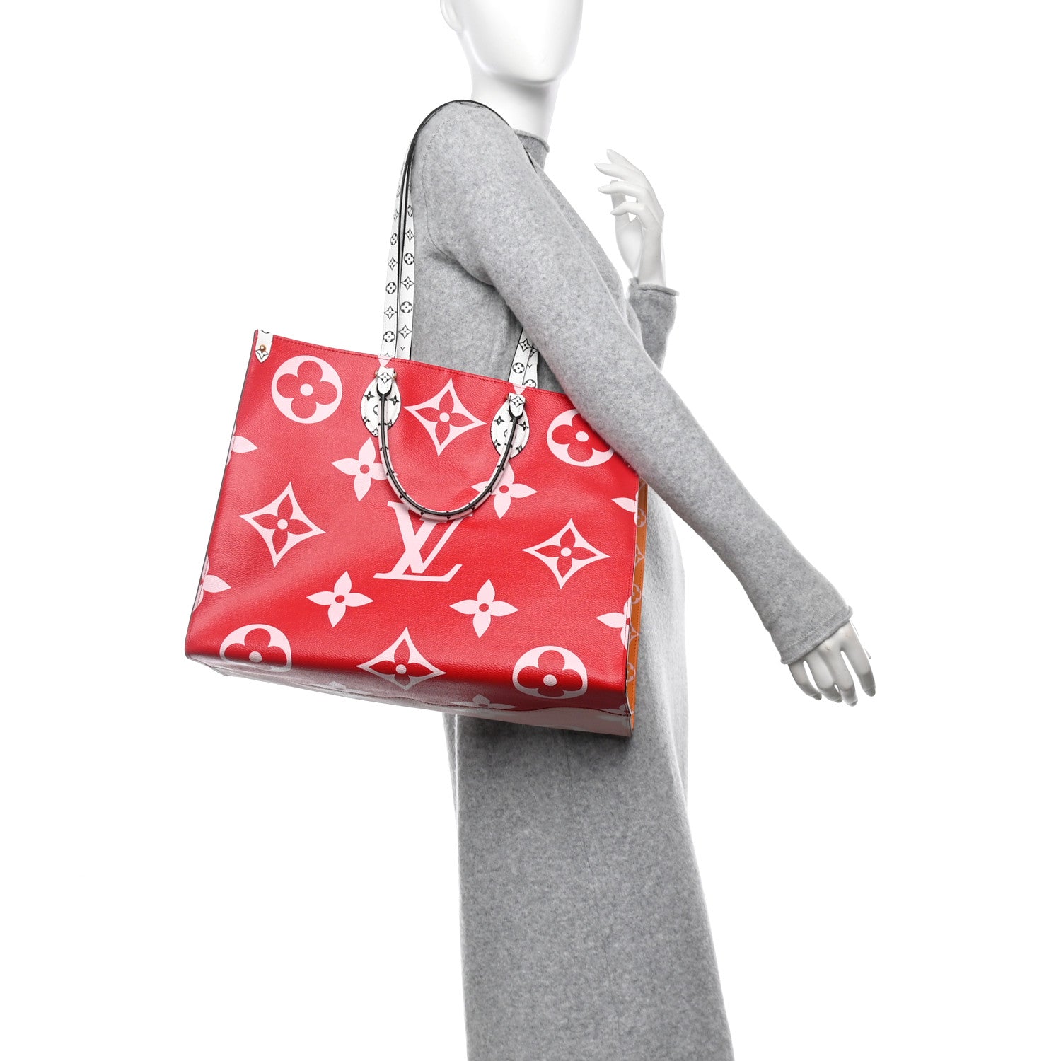 Louis Vuitton Monogram Giant Onthego Rouge Rose 2 of 12