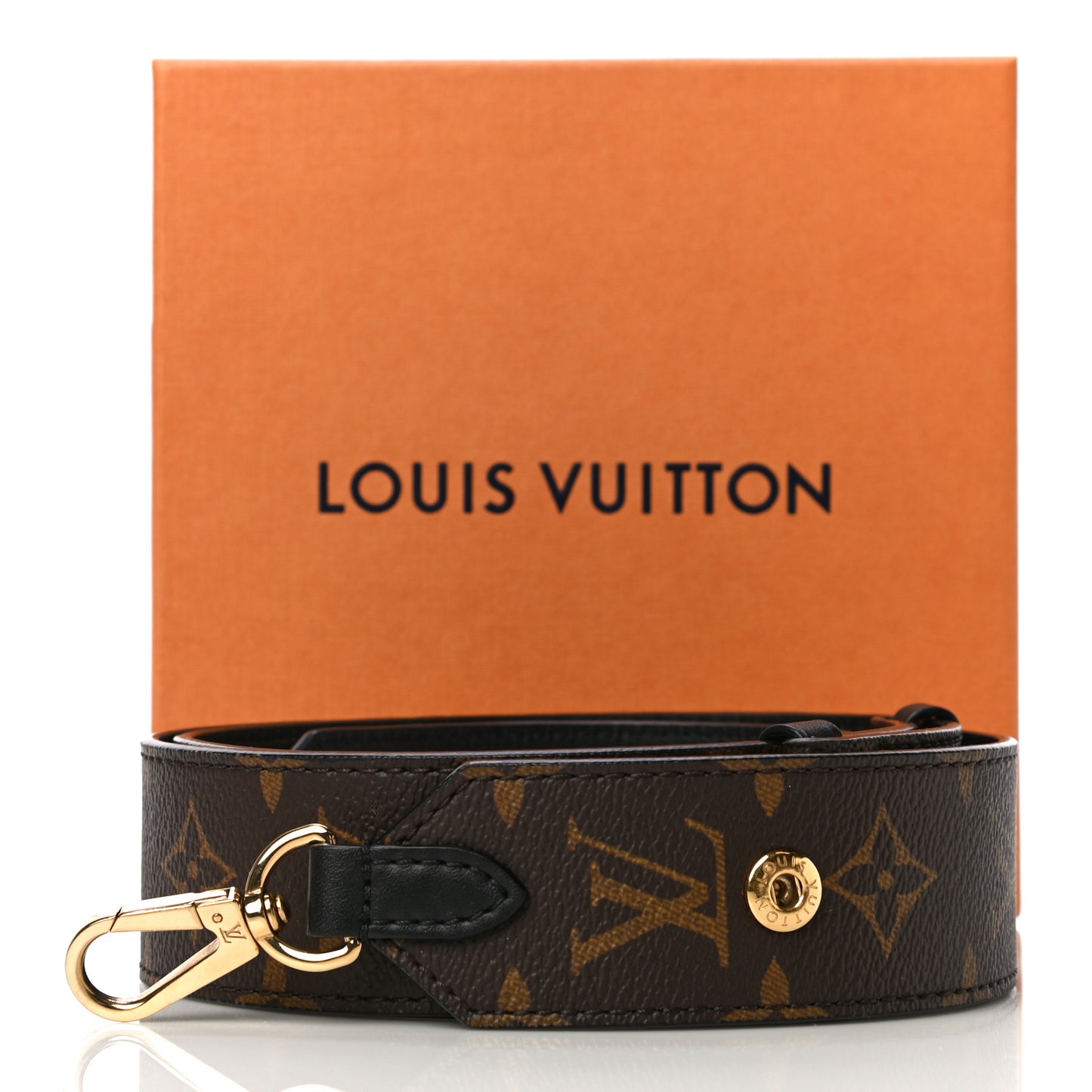 Monogram Adjustable Bandouliere Shoulder Strap Black