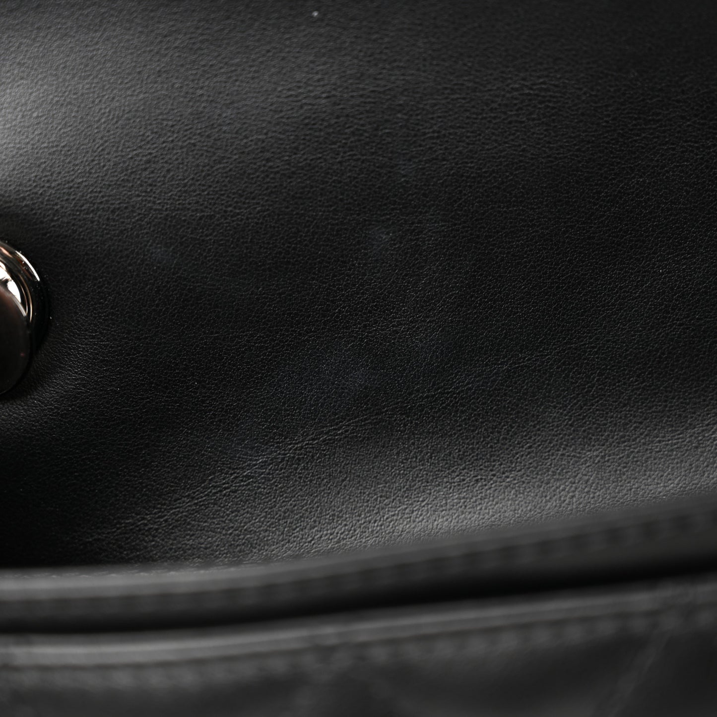 Calfskin Quilted CC Uniform Flap Belt Bag Black