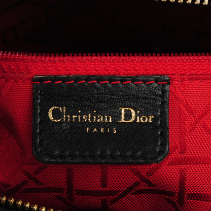 Christian Dior Patent Cannage Large Lady Dior Black 6 of 7