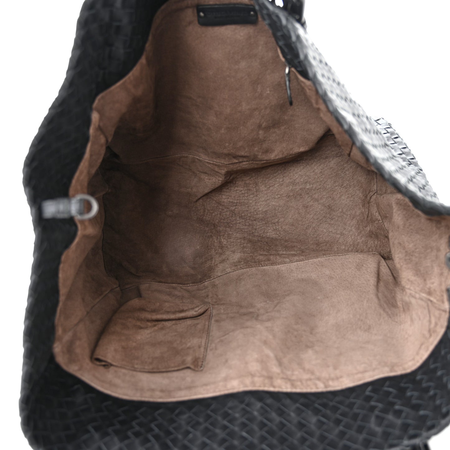 Nappa Intrecciato Medium Seamless Tote Black
