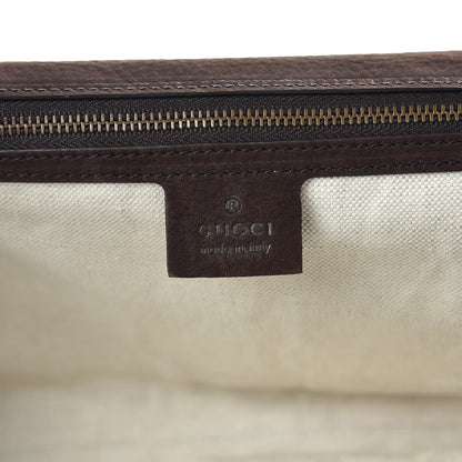Gucci Nubuck Ribot Horse-Heads Clutch Brown 6 of 10
