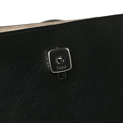 Chloe Suede Calfskin Small Faye Top Handle Bag Black 13 of 16