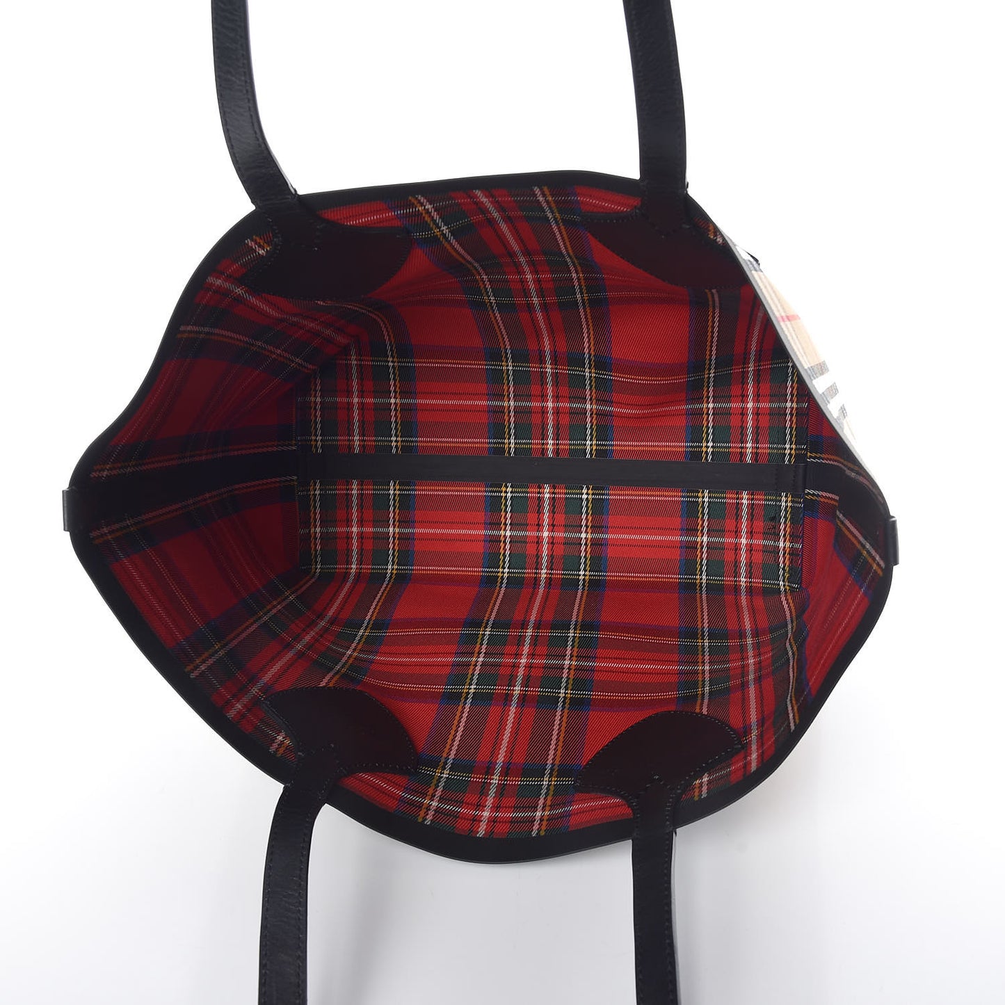 Vintage Check Medium The Giant Reversible Tote Antique Yellow Bright Red