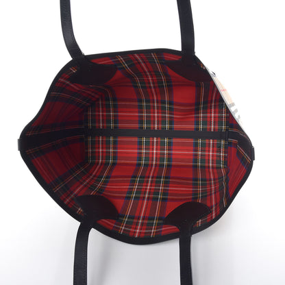 Burberry Vintage Check Medium The Giant Reversible Tote Antique Yellow Bright Red 9 of 16