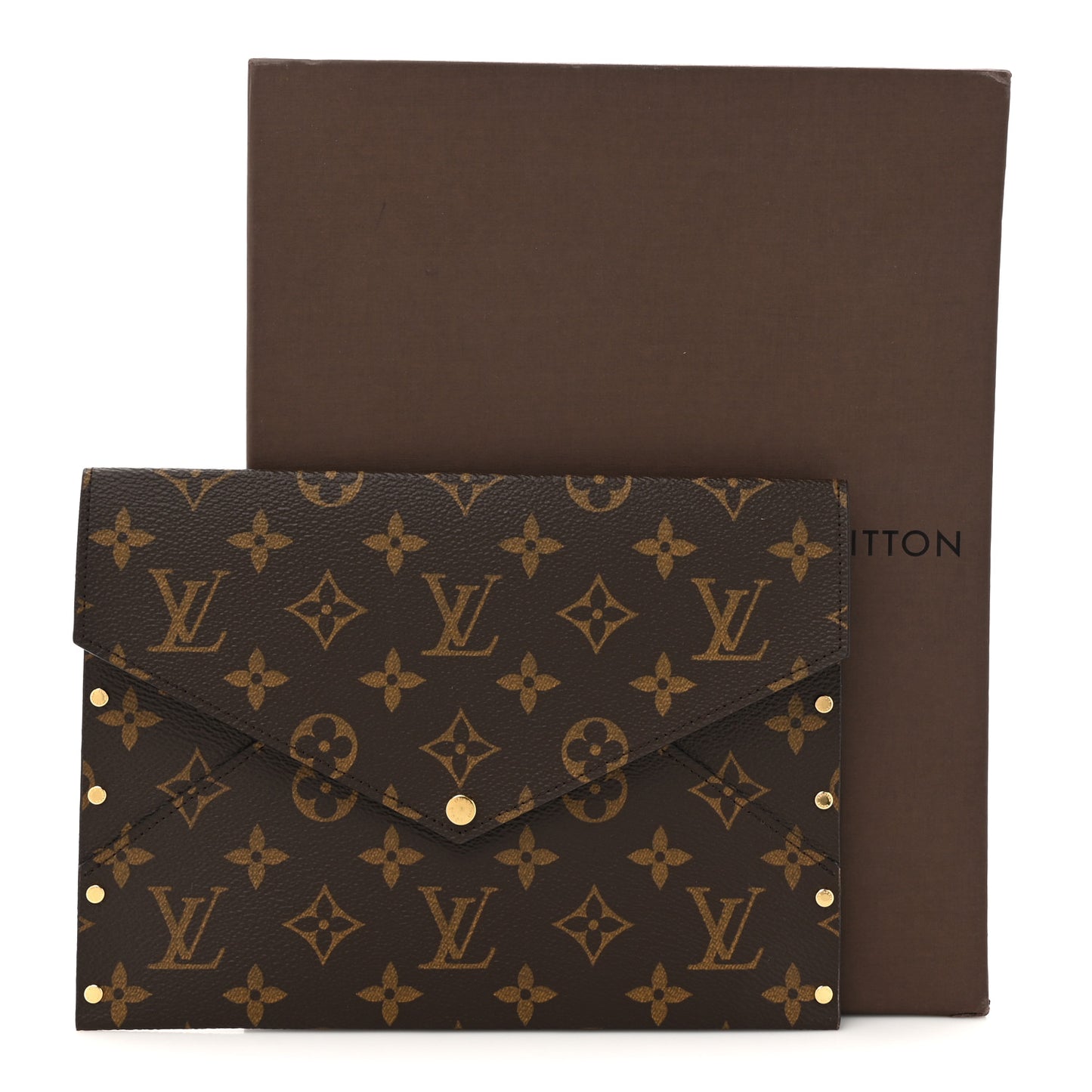 Monogram Rivets Enveloppe