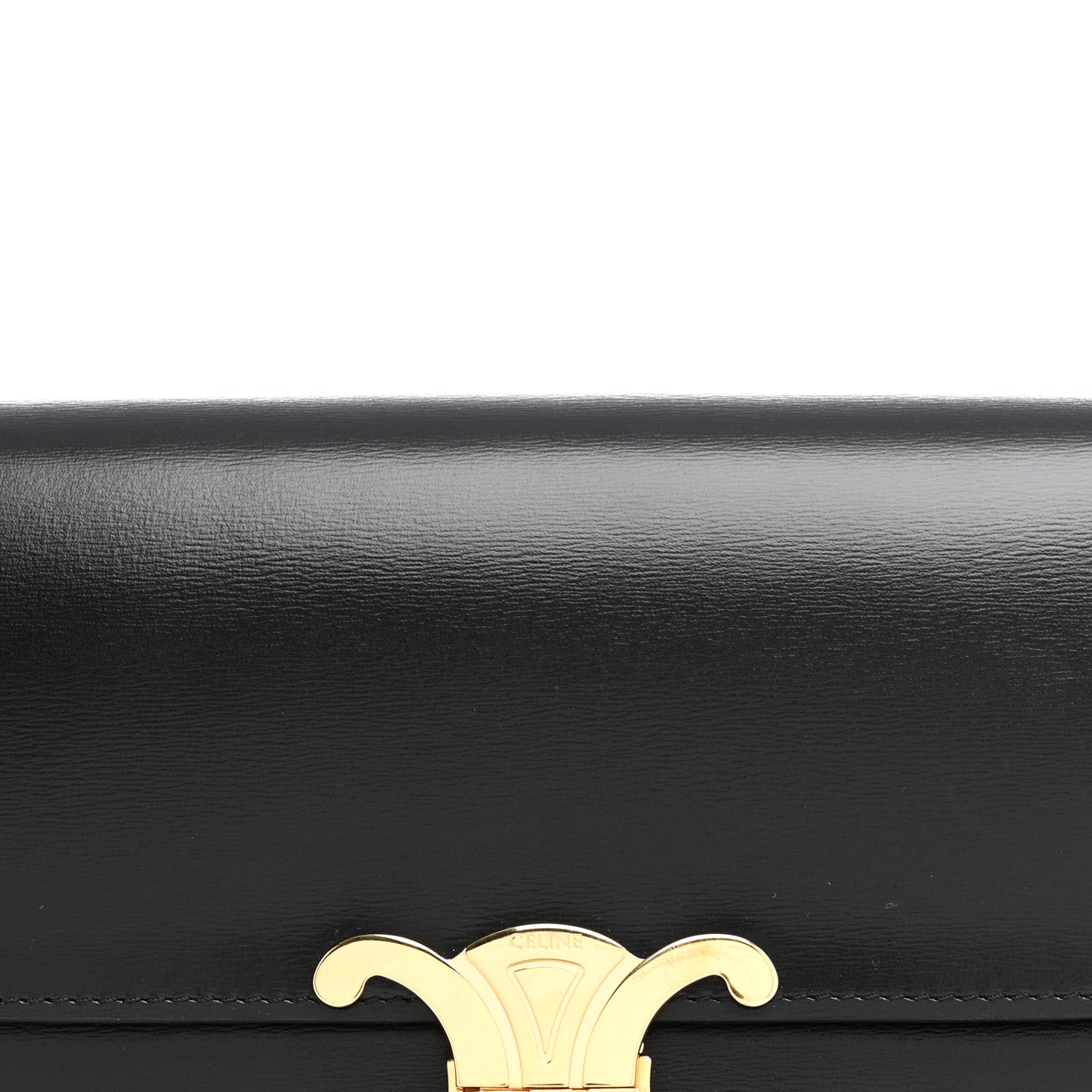 Shiny Calfskin Teen Triomphe Black
