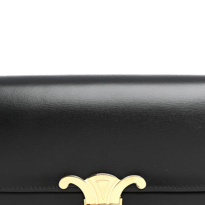 Celine Shiny Calfskin Teen Triomphe Black 8 of 10