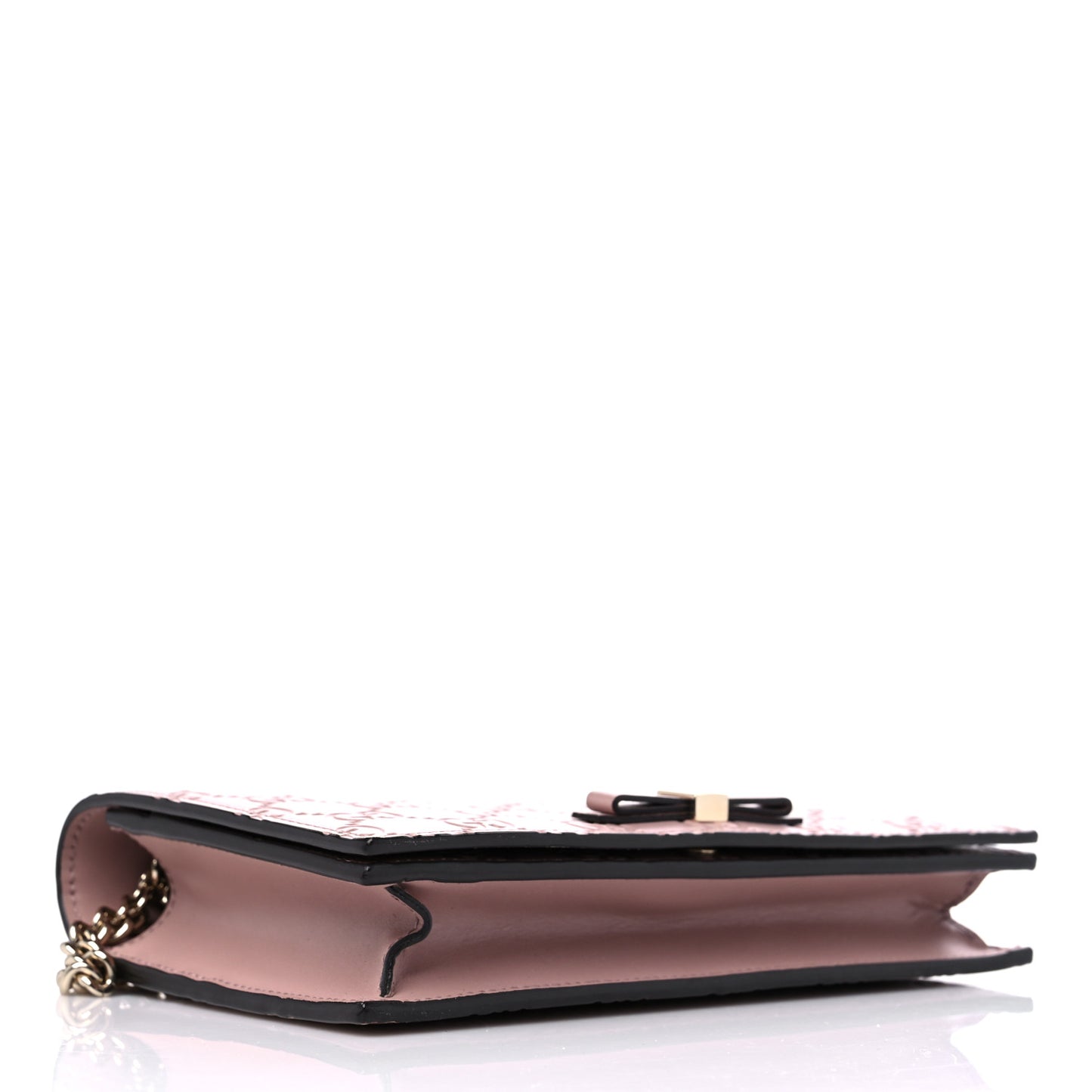 Guccissima Signature Bowy Chain Wallet Dark Cipria