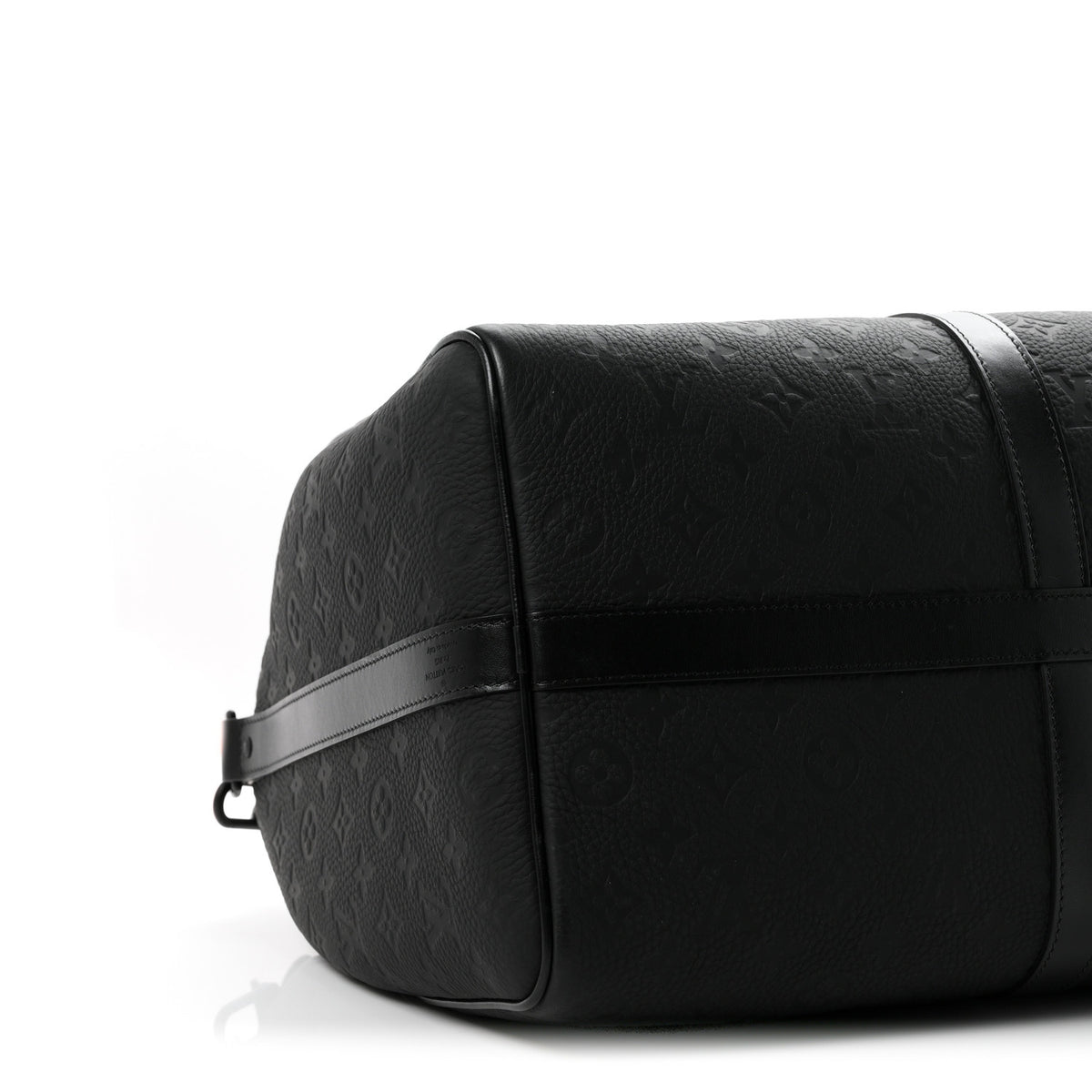 Louis Vuitton Taurillon Monogram Keepall Bandouliere 50 Black 7 of 9