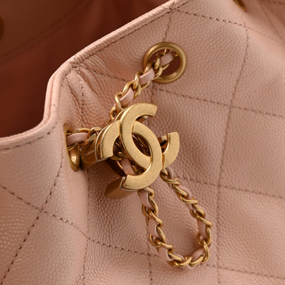 Chanel Caviar Quilted Small Chanel 25 Handbag Light Pink 11 of 13