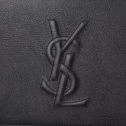 Saint Laurent Goatskin Large Belle De Jour Clutch Black 7 of 9