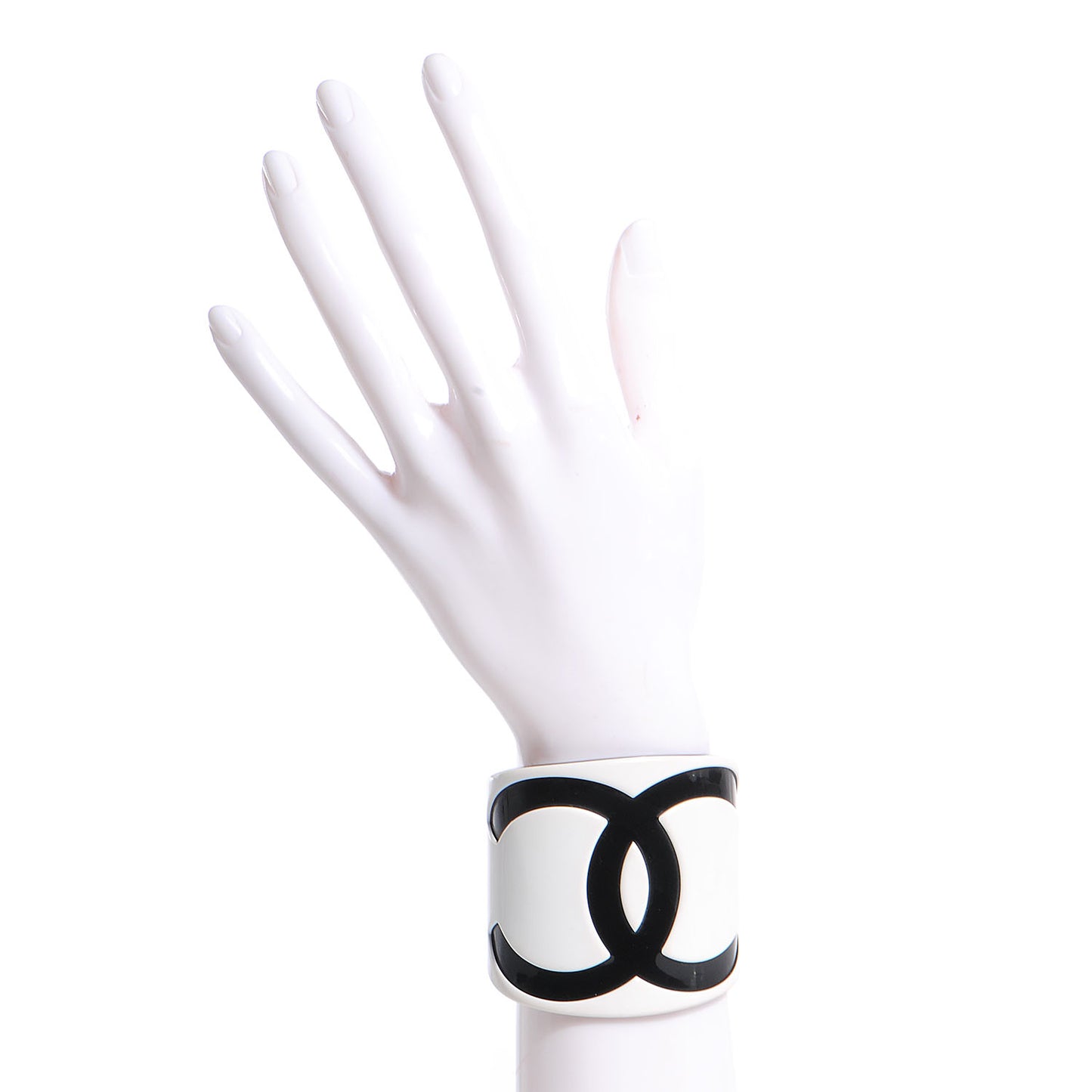 Resin CC Cuff Black White