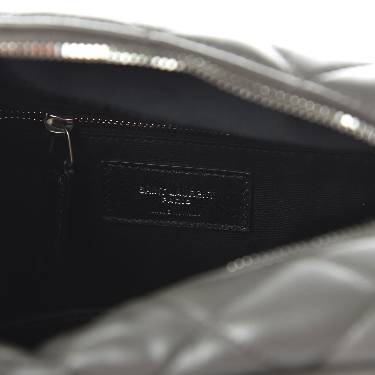 Calfskin Y Quilted Monogram Small Loulou Bowling Bag Earth