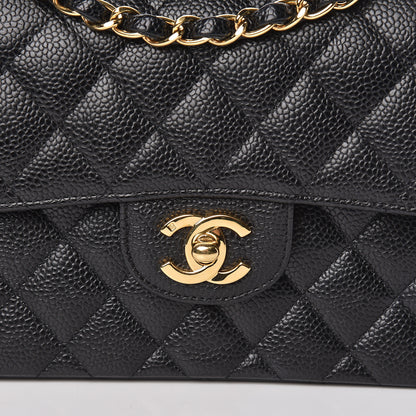 Chanel Caviar Quilted Small Double Flap Black 13 of 13