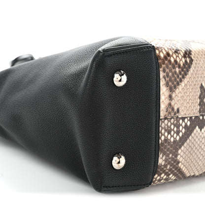 Louis Vuitton Snakeskin Soft Lockit PM Black 8 of 9