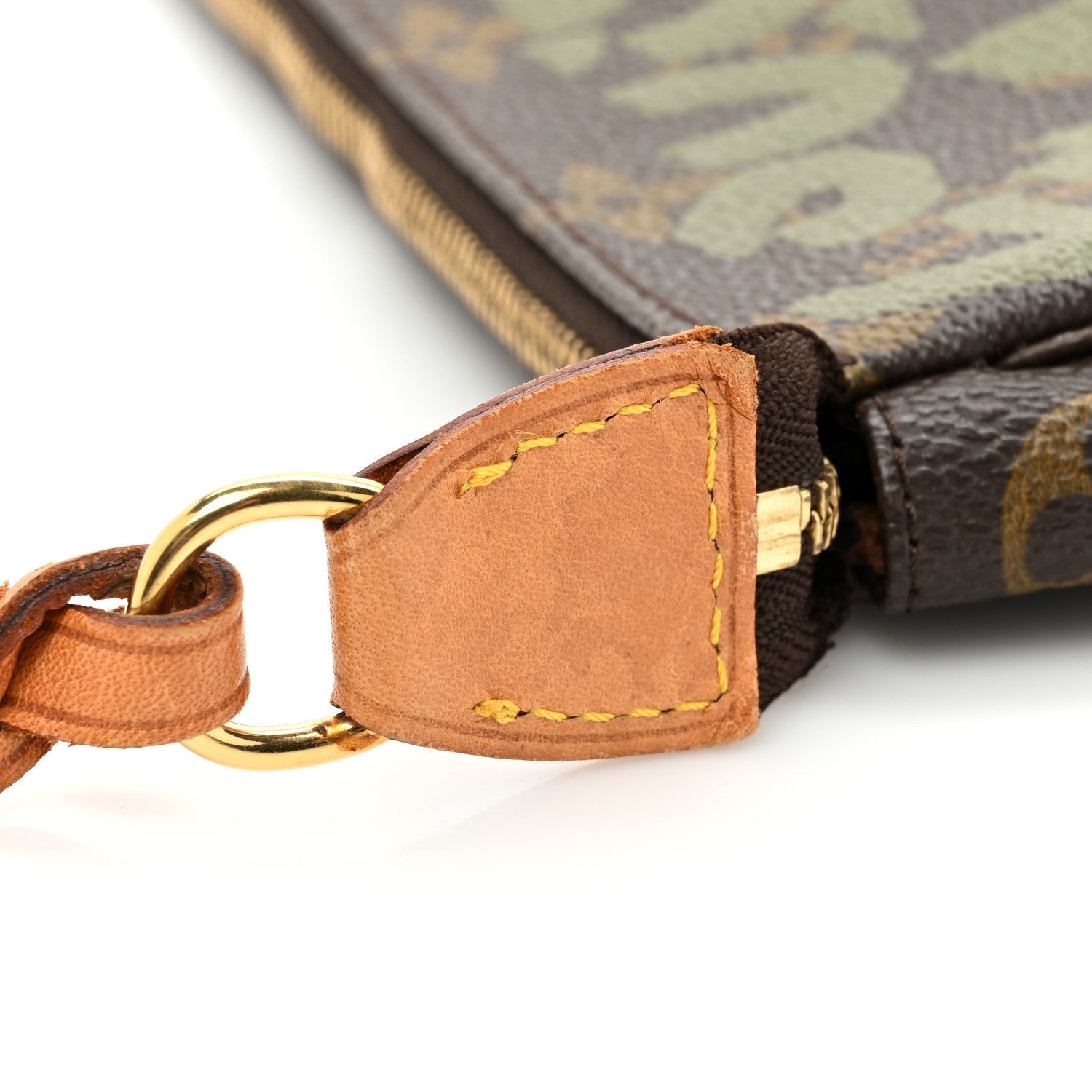 Louis Vuitton Monogram Graffiti Pochette Accessories Kaki 12 of 12