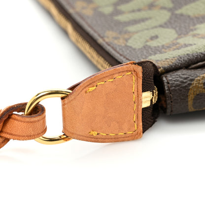 Louis Vuitton Monogram Graffiti Pochette Accessories Kaki 12 of 12