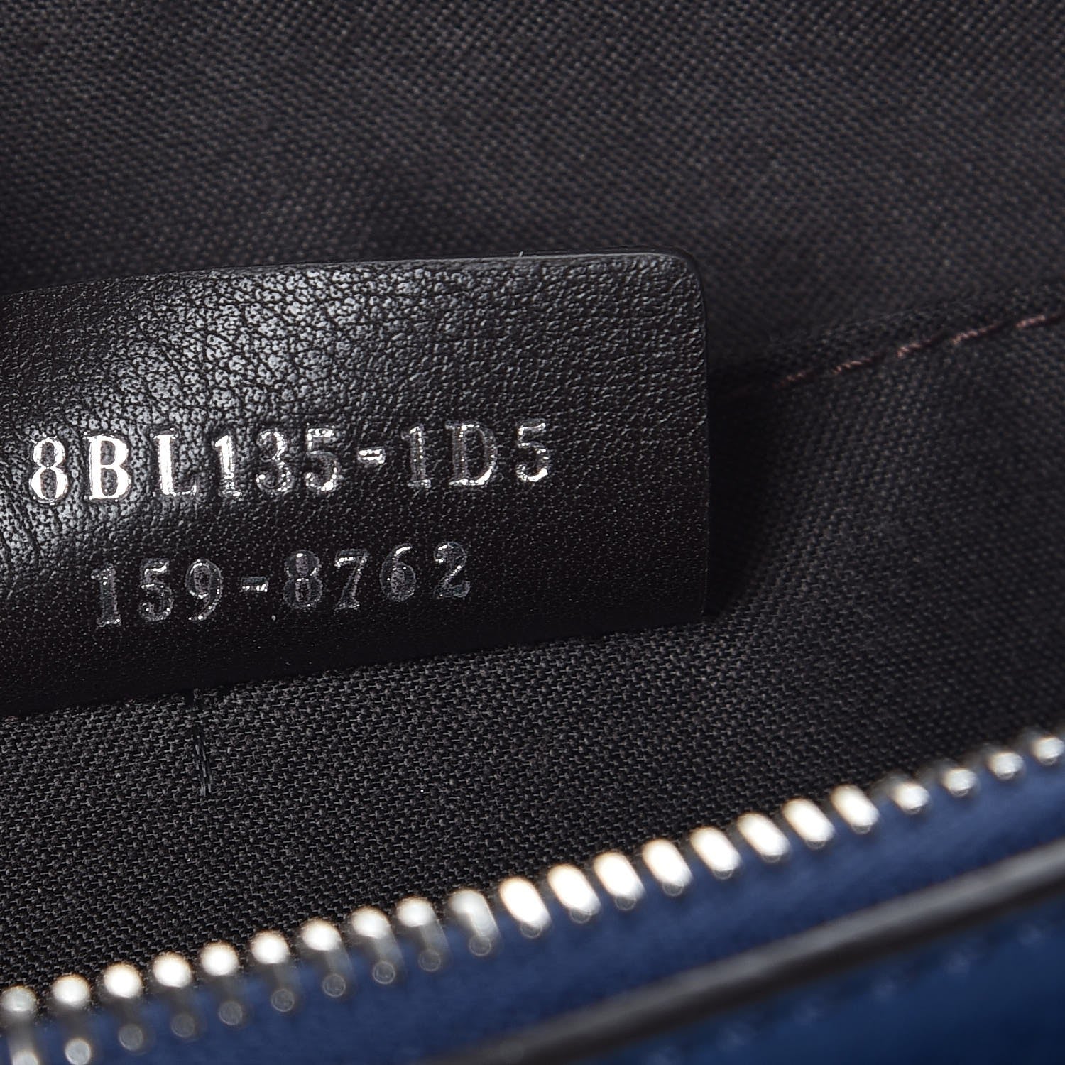 Fendi Vitello Dolce Mini By The Way Boston Bag Blue 7 of 7