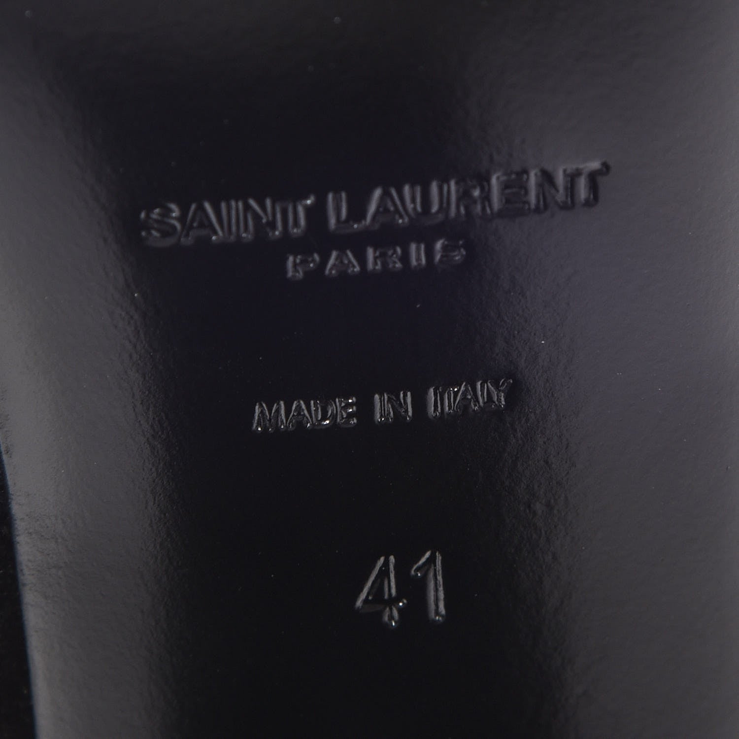 Saint Laurent Velvet LouLou 95 Mules 41 Black 7 of 8