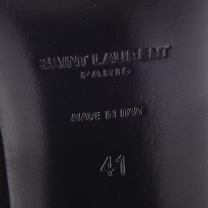 Saint Laurent Velvet LouLou 95 Mules 41 Black 7 of 8