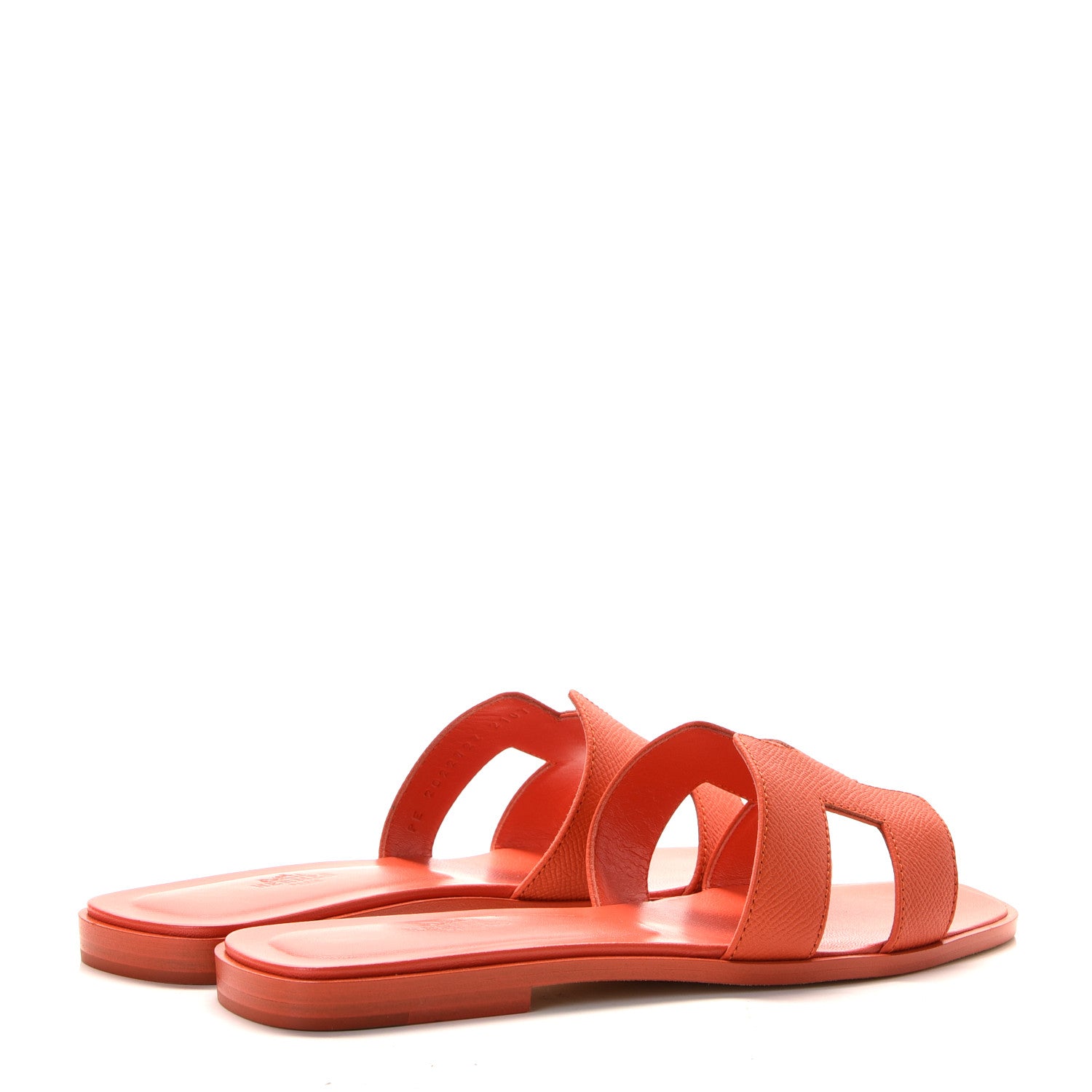 Hermes Epsom Oran Sandals 39 Orange Poppy 3 of 10