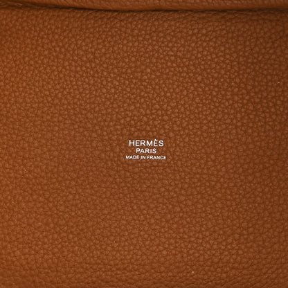 Hermes Taurillon Clemence Picotin Lock 18 PM Gold 6 of 11