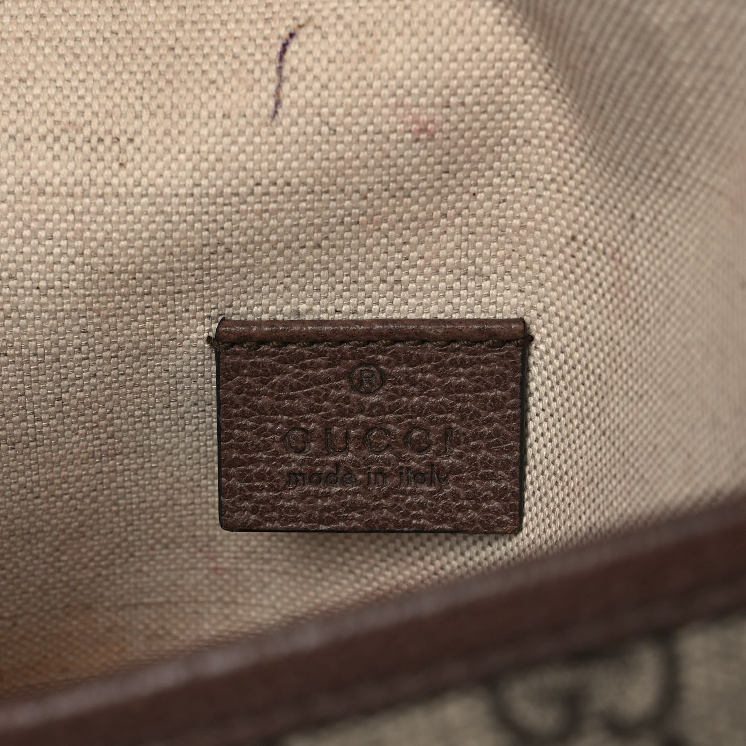 Gucci GG Supreme Monogram Web Medium Neo Vintage Flap Messenger Bag Beige New Acero 6 of 13