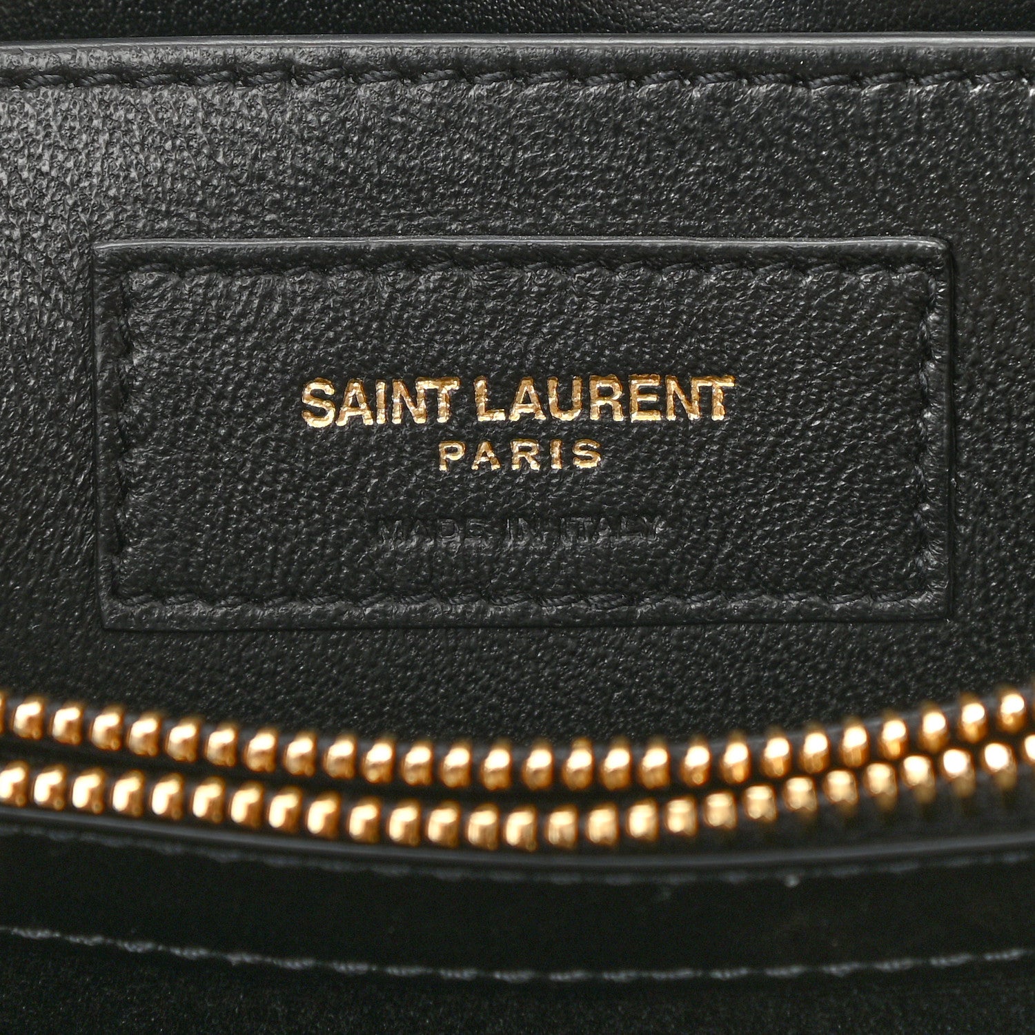 Saint Laurent Calfskin Y Quilted Monogram Small Loulou Chain Satchel Black 7 of 9