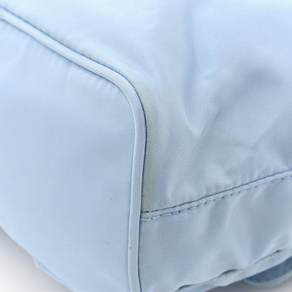 Prada Nylon Vela Mini Crossbody Backpack Light Blue 10 of 11