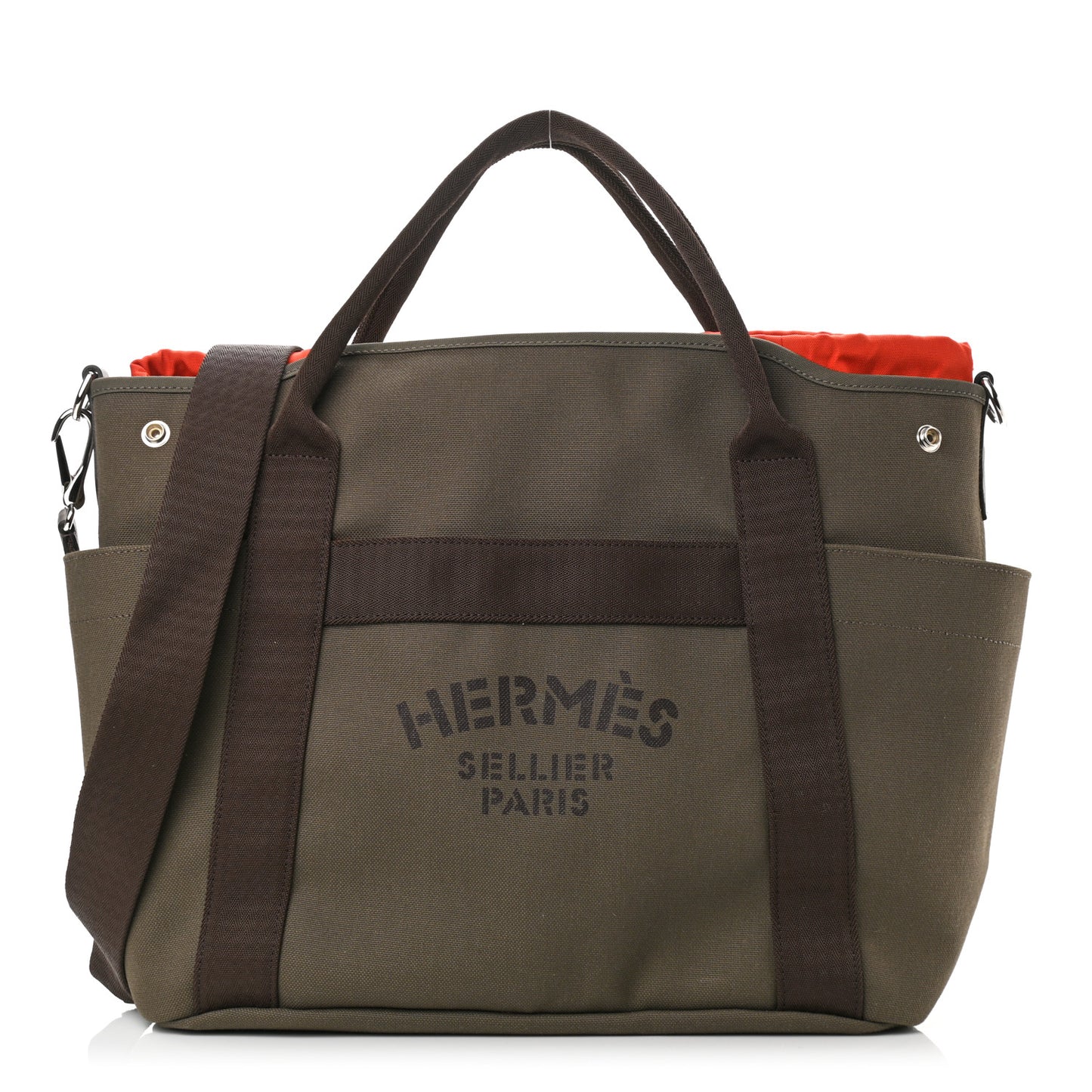 Toile Sac De Pansage Groom Kaki Feu