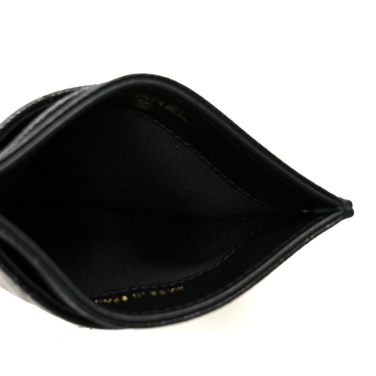 Chanel Caviar Quilted Crystal Card Holder Black 5 of 10