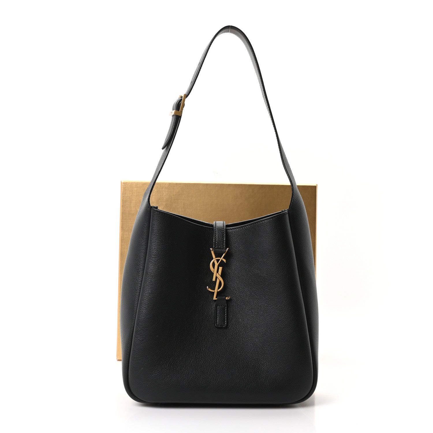 Saint Laurent Smooth Calfskin Small Le 5 A 7 Soft Hobo Black 10 of 10