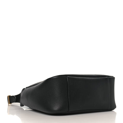 Saint Laurent Smooth Calfskin Small Le 5 A 7 Soft Hobo Black 3 of 7