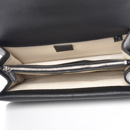 Gucci Pebbled Calfskin Small Dionysus Shoulder Bag Black 5 of 10