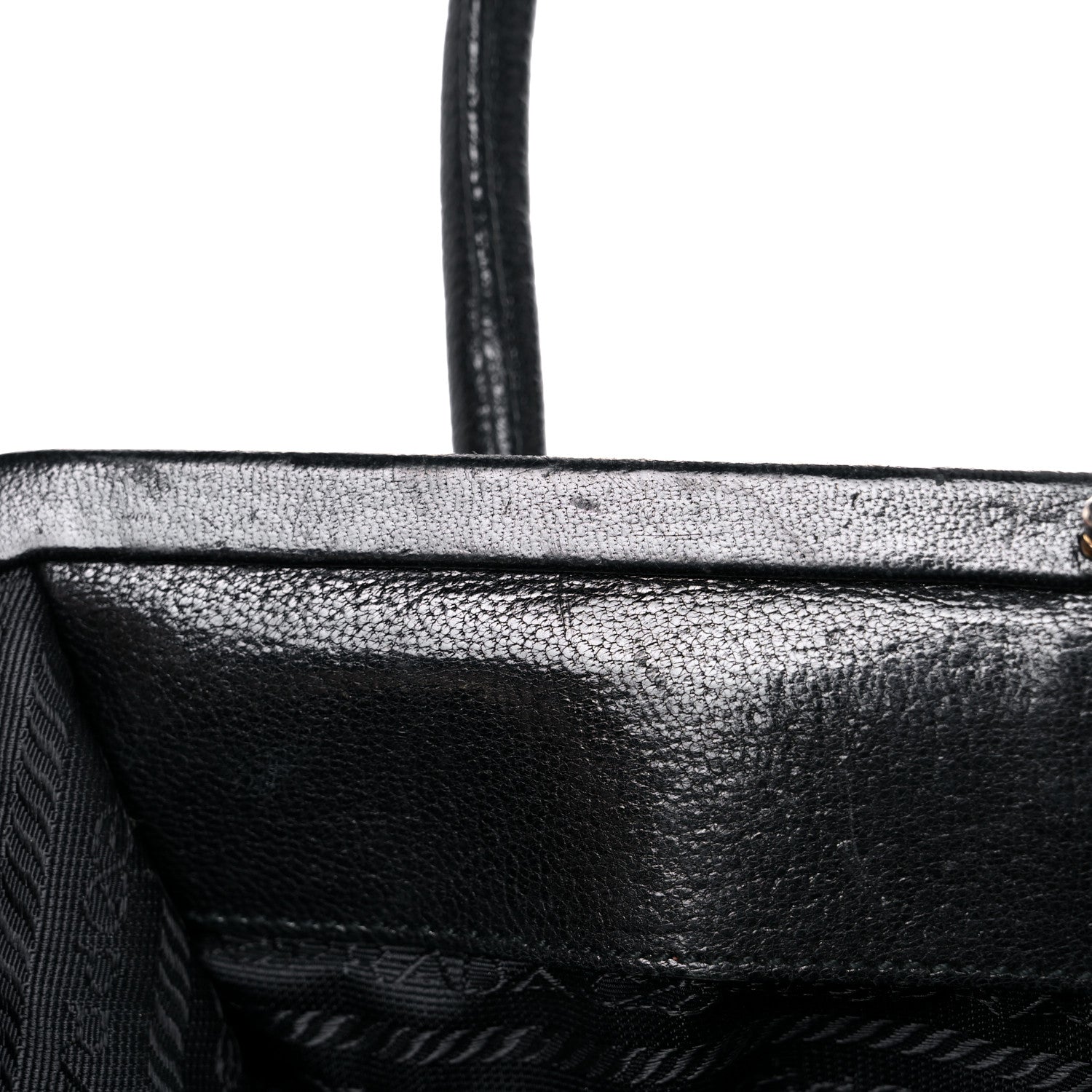 Prada Goatskin Cerniera Doctor Bag Black 24 of 42