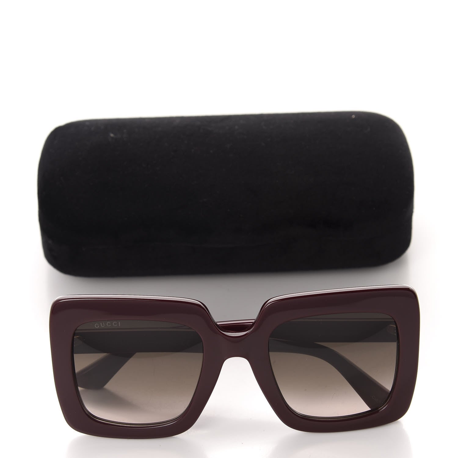 Gucci Acetate Oversize Sunglasses GG0328S Red 8 of 8