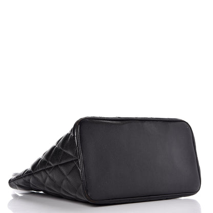 Chanel Caviar Quilted Medallion Tote Black 4 of 19