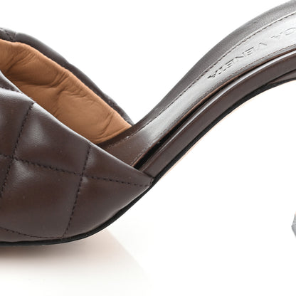 Bottega Veneta Nappa Matelasse Padded Mule Sandals 36.5 Chocolate 6 of 9