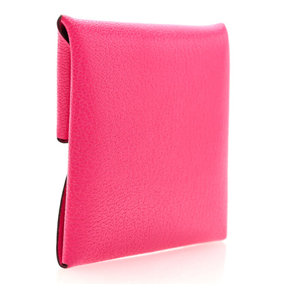 Hermes Chevre Chamkila Bastia Coin Purse Rose Pop 3 of 7