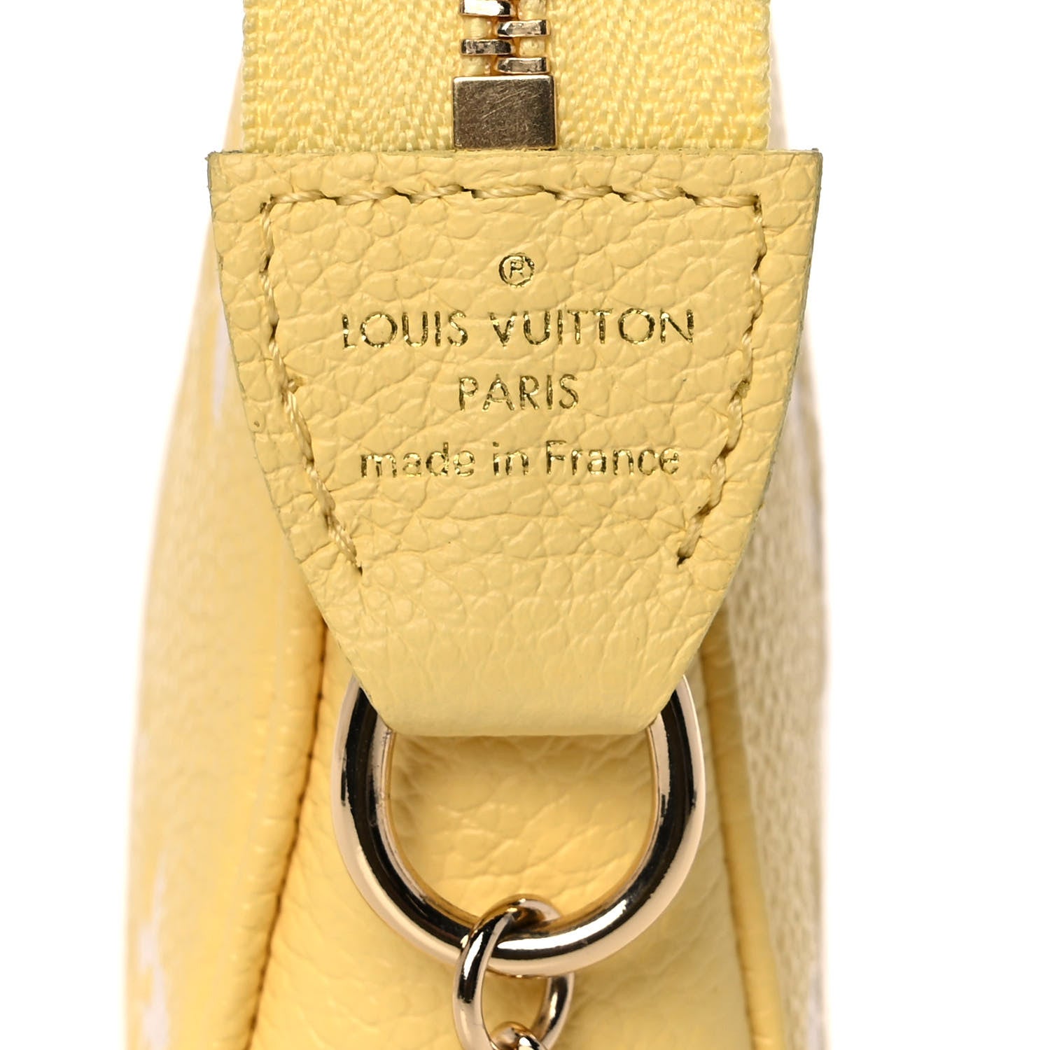Louis Vuitton Empreinte Monogram Mini Pochette Accessories Lemon Curd Yellow 6 of 11