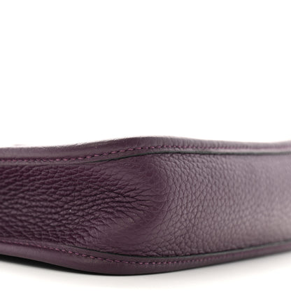 Hermes Taurillon Clemence Amazone Evelyne TPM Cassis Rouge Grenat 9 of 13