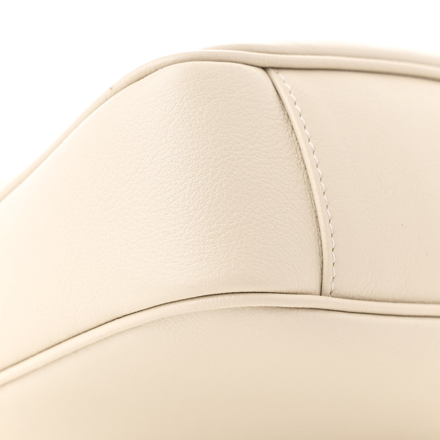 Gucci Softy Wonka Textured Dollar Calfskin Small Diana Shoulder Bag Mystic White Hibiscus Red 9 of 11
