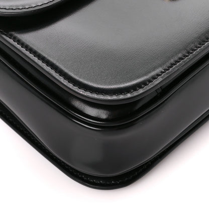 Celine Shiny Calfskin Medium Triomphe Black 9 of 10