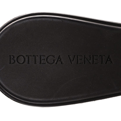 Bottega Veneta Lambskin Fabric Weave Intrecciato Dot Sandals 36.5 Black White 7 of 7