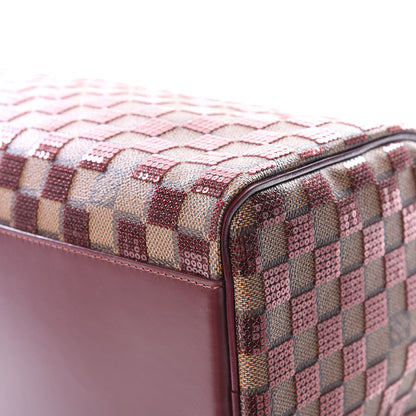 Louis Vuitton Damier Paillettes Speedy 30 Rouge 8 of 13