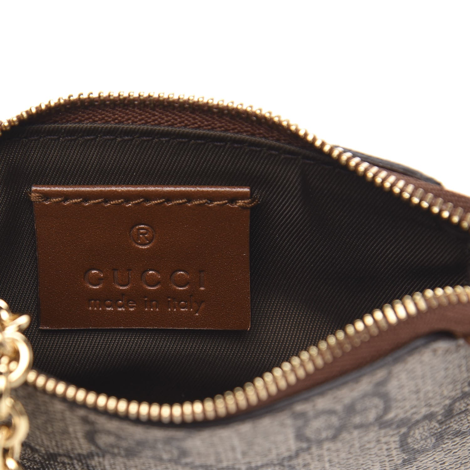 Gucci GG Supreme Monogram Key Case Brown 6 of 8