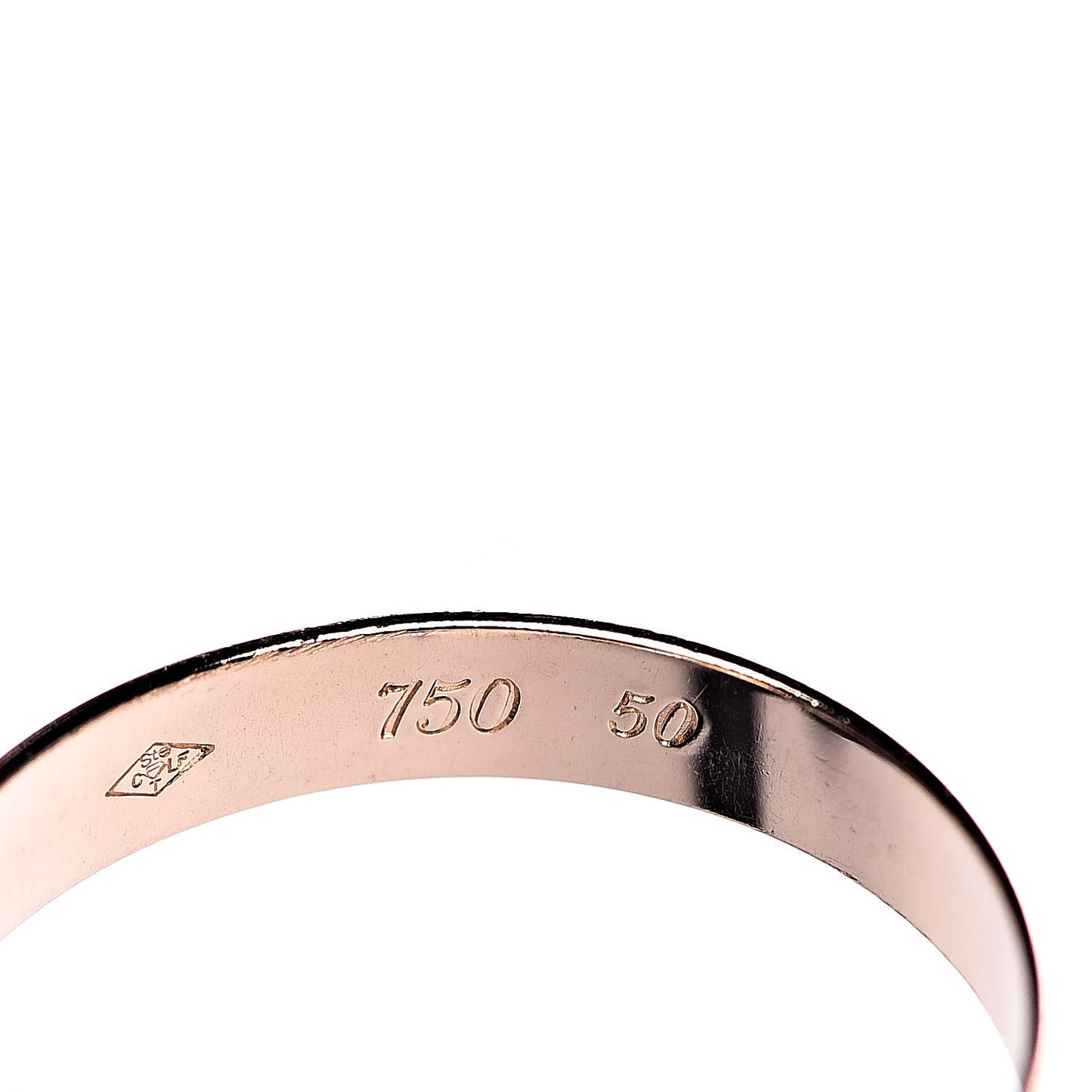 18K Pink Yellow White Gold Classic Les Must De Trinity Ring 50 5.25