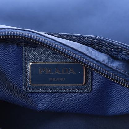 Prada Nylon Vela Flat Messenger Bag Royal 5 of 7